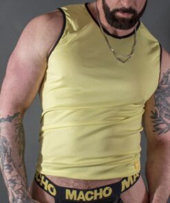 MACHO - CAMISETA AMARILLO S/M