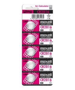 MAXELL - PILA BOTON LITIO CR2016 3V BLISTER*5