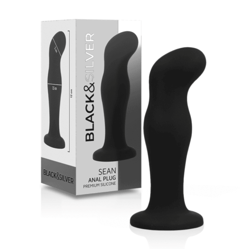 BLACKSILVER - SEAN PLUG ANAL SILICONA PREMIUM NEGRO - Imagen 2
