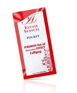 EXTASE SENSUAL - ACEITE MASAJE EFECTO CALOR FEROMONAS PIRULETA 10 ML