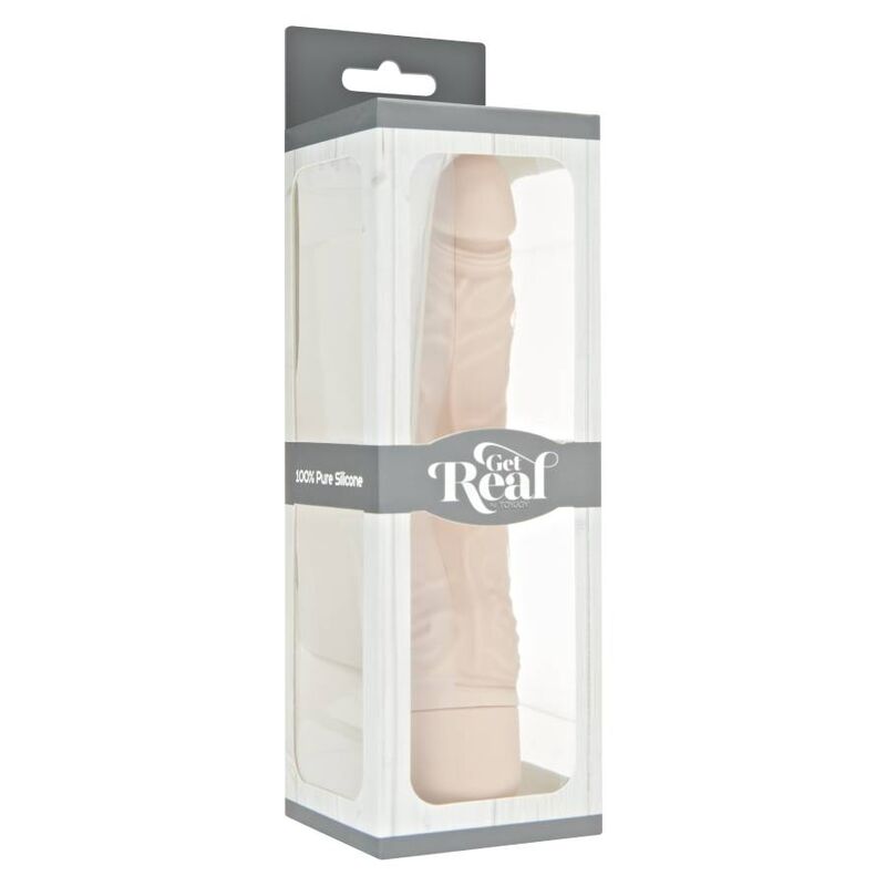 GET REAL - CLASSIC SLIM VIBRADOR NATURAL - Imagen 3