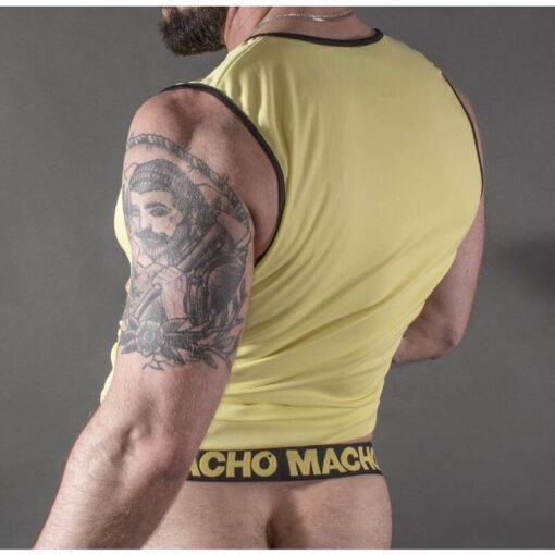 MACHO - CAMISETA AMARILLO S/M - Imagen 2