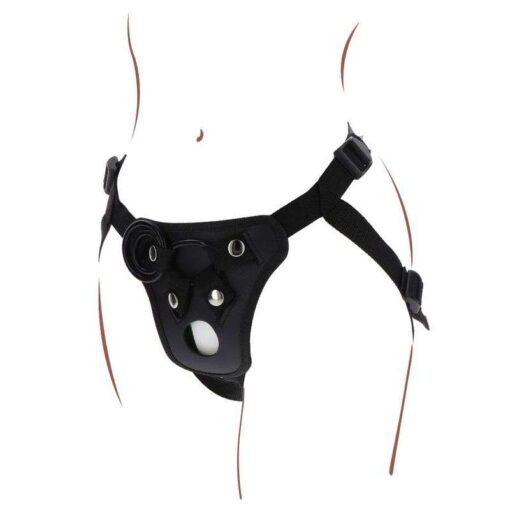 GET REAL - STRAP-ON PLEASURE HARNÉS NEGRO - Imagen 5