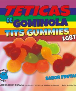 DIABLO GOLOSO - TETICAS DE GOMINOLA BRILLO SURTIDAS LGTB