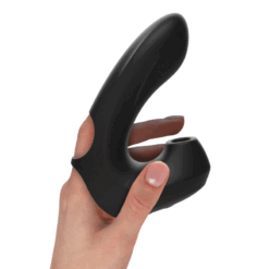 IBIZA - POTENTE DEDAL VIBRADOR Y ONDAS ESTIMULADORAS CLÍTORIS