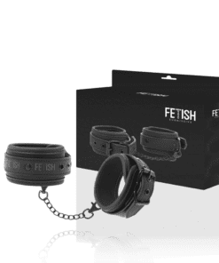 FETISH SUBMISSIVE - ESPOSAS TOBILLOS CUERO VEGANO CON FORRO DE NOPRENO