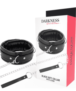 DARKNESS - COLLAR CON CADENA SOFT LEATHER