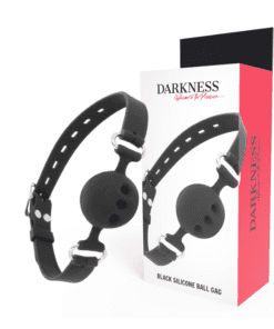 DARKNESS - MORDAZA TRANSPIRABLE SILICONA NEGRO