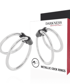 DARKNESS - ANILLA METAL DOBLE PARA EL PENE