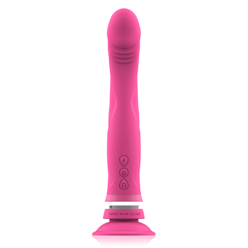 INTENSE - MICHELANGELO DILDO VIBRADOR SILICONA ROSA - Imagen 4