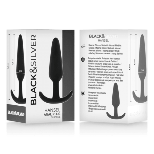 BLACKSILVER - HANSEL PLUG ANAL SILICONA CON ASA PEQUEÑO - Imagen 5