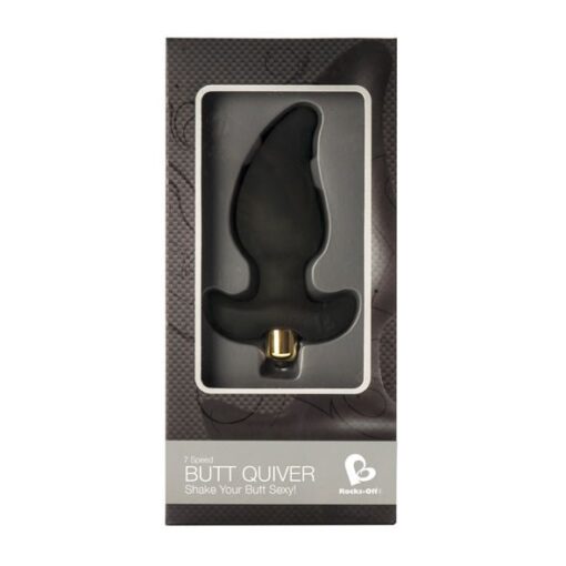 ROCKS-OFF - BUTT QUIVER ESTIMULADOR DEL PUNTO P 7 VELOCIDADES NEGRO - Imagen 2