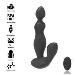 BLACKSILVER - CORA PLUG PROSTÁTICO SILICONA CONTROL REMOTO