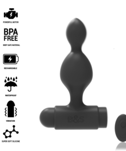 BLACKSILVER - TUCKER PEQUEÑO PLUG ANAL SILICONA CONTROL REMOTO