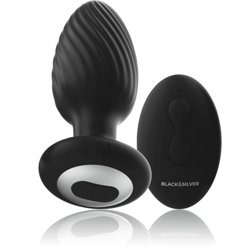 BLACKSILVER - WELLS PLUG ROTADOR ANAL SILICONA CONTROL REMOTO - Imagen 3
