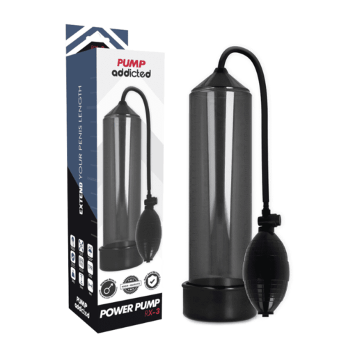 PUMP ADDICTED RX3 BOMBA ERECCIÓN NEGRO - Imagen 2