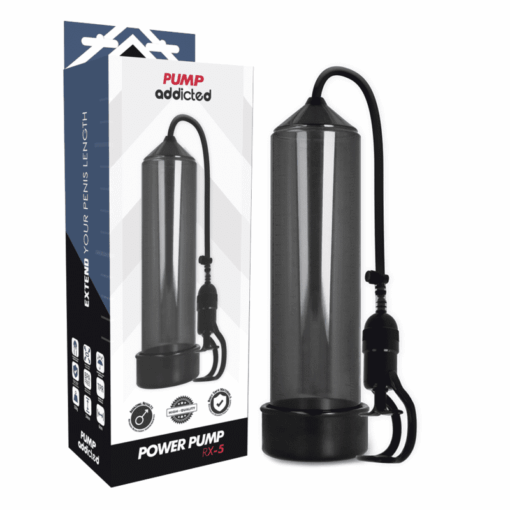 PUMP ADDICTED BOMBA ERECCIÓN RX5 BLACK - Imagen 2