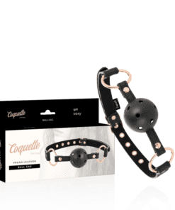 COQUETTE CHIC DESIRE - FANTASY MORDAZA TRANSPIRABLE CUERO VEGANO