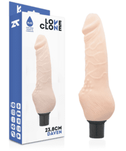 LOVECLONE - DAVEN VIBRADOR REALÍSTICO SELF LUBRICATION 23.8 CM -O- 3.8 CM