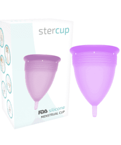 STERCUP - COPA MENSTRUAL FDA SILICONA LILA - TALLA L