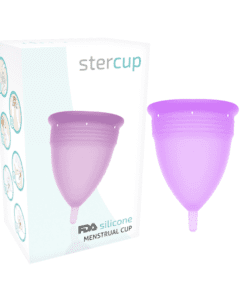 STERCUP - COPA MENSTRUAL FDA SILICONA LILA - TALLA S