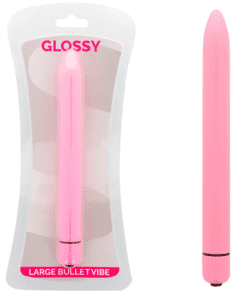 GLOSSY - SLIM VIBRADOR ROSA
