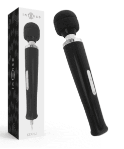 INTENSE - KEANU WAND MASAJEADOR NEGRO