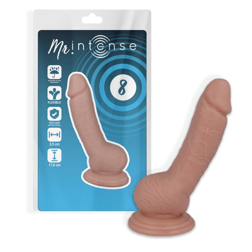 MR INTENSE - 8 PENE REALÍSTICO 17.6 CM -O- 3.5 CM - Imagen 2