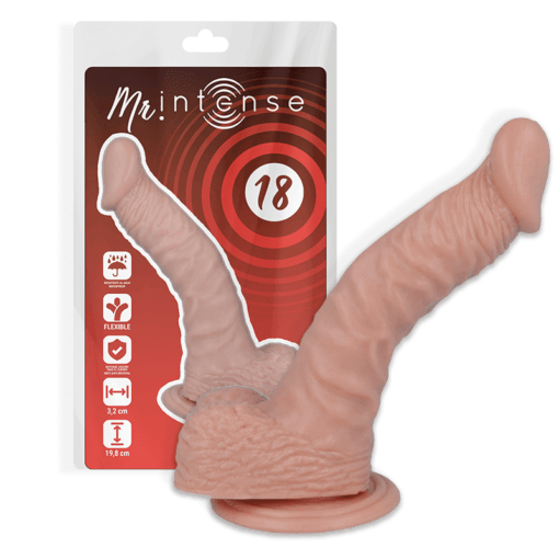MR INTENSE - 18 PENE REALÍSTICO 19.8 CM -O- 3.2 CM - Imagen 2