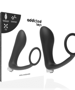 ADDICTED TOYS - VIBRADOR PROSTÁTICO RECARGABLE MODEL 1 - NEGRO