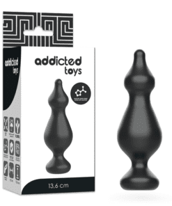 ADDICTED TOYS - ANAL SEXUAL PLUG 13.6 CM NEGRO