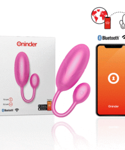 ONINDER - TOKYO HUEVO VIBRADOR ROSA 7.5 X 3.2 CM FREE APP