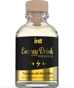 INTT MASSAGE  ORAL SEX - GEL DE MASAJE CON SABOR A BEBIDA ENERGETÍCA Y EFECTO CALOR