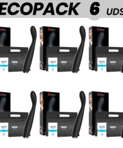ECOPACK 6 UDS - IBIZA POTENTE VIBRADOR FLEXIBLE ESPECIAL PUNTO G
