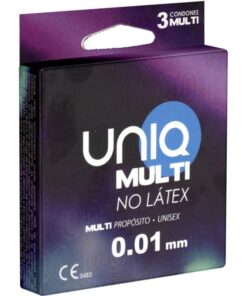 UNIQ - MULTI PRESERVATIVOS SIN LATEX 3 UNIDADES