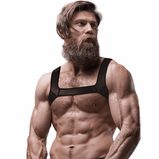 FETISH SUBMISSIVE ATTITUDE - ARNÉS NEOPRENO PECHO HOMBRE TALLA L - Imagen 3