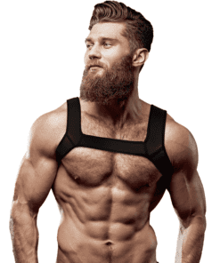 FETISH SUBMISSIVE ATTITUDE - ARNÉS NEOPRENO PECHO HOMBRE TALLA M