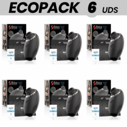 ECOPACK 6 UDS - IBIZA MASAJEADOR 3 EN 1 SUCKING, LICKING  PULSING