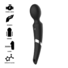 BLACKSILVER - BECK WAND Y ONDAS ESTIMULADORAS 2 EN 1 SILICONA