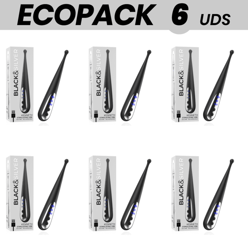ECOPACK 6 UDS - BLACKSILVER KENNETH STIMULATING VIBE
