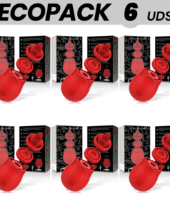 ECOPACK 6 UDS - MIA ESTIMULADOR CLITORIS DOS CABEZALES 3 EN 1 EDICIÓN DE LUJO