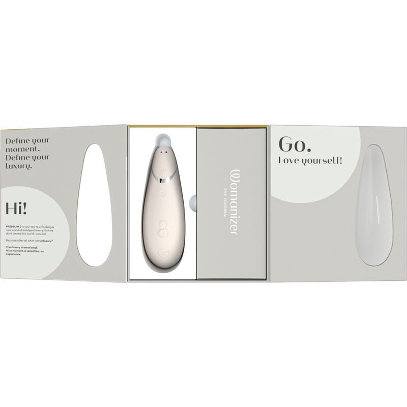 WOMANIZER - PREMIUM 2 ESTIMULADOR DE CLÍTORIS GRIS - Imagen 5
