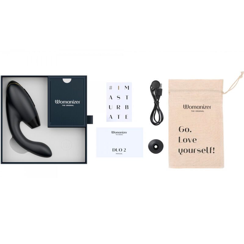 WOMANIZER - DUO 2 ESTIMULADOR NEGRO - Imagen 4