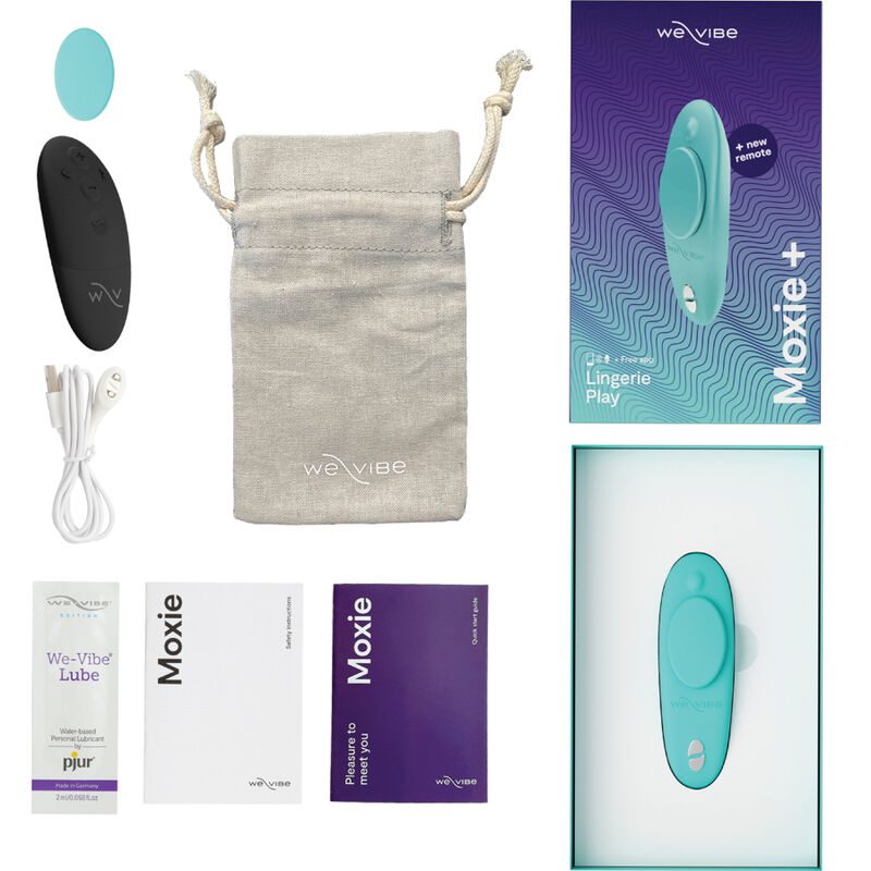 WE-VIBE - MOXIE + VIBRADOR CLÍTORIS AQUA - Imagen 4