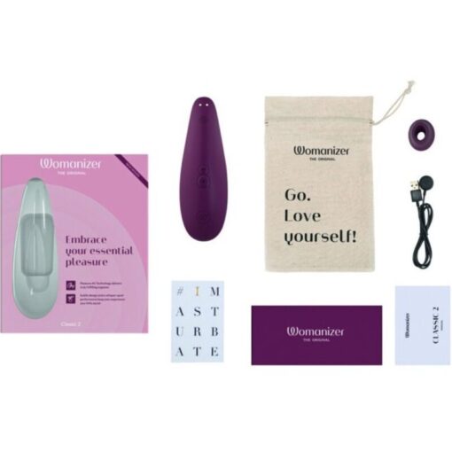 WOMANIZER - CLASSIC 2 ESTIMULADOR DE CLÍTORIS BURDEOS - Imagen 5