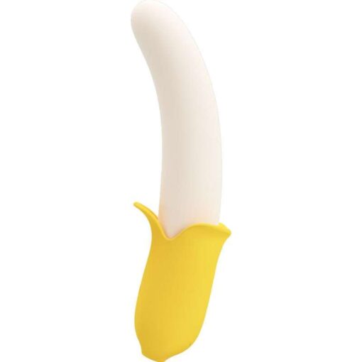 PRETTY LOVE - BANANA GEEK SUPER POWER 7 VIBRACIONES UPDOWN SILICONA NEGRO - Imagen 2