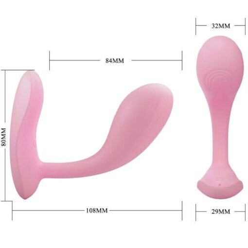 PRETTY LOVE - BAIRD G-SPOT 12 VIBRACIONES RECARGABLE ROSA APP - Imagen 5