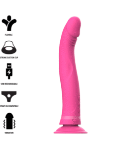 INTENSE - MICHELANGELO DILDO VIBRADOR SILICONA ROSA