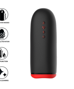 JAMYJOB - SPIN-X MASTURBADOR CON ROTACIÓN Y FUNCIÓN CALOR
