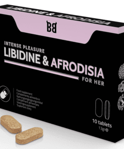 BLACK BULL - LIBIDINE  AFRODISIA PLACER INTENSO PARA MUJER 10 CÁPSULAS